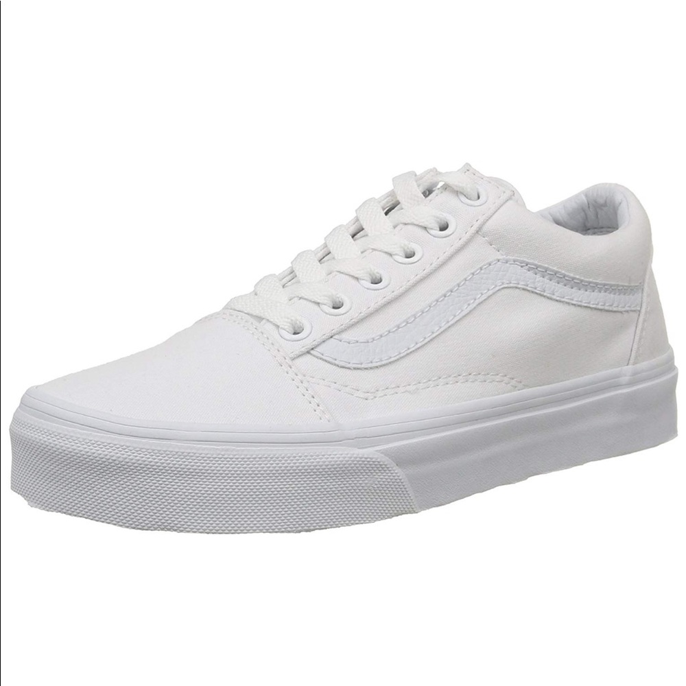Canvas Old School Classic White Vans